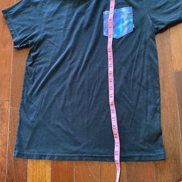 Vans Premium Original Black T-shirt With Tye Dye Pocket Size Medium - Picture 5 of 5